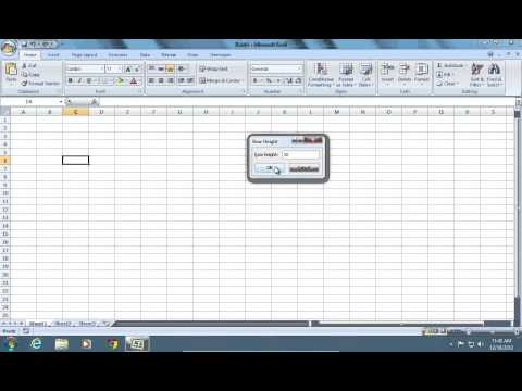 how to set column width in excel