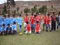Soccer futball teams of the leauge championship of Collanas Maras Urubamba Cusco Peru