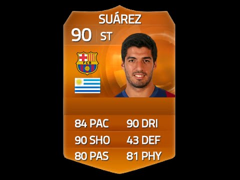 FIFA 15 MOTM SUAREZ 90 Player Review & In Game Stats Ultimate Team