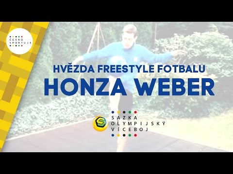 Moderátor Jan Weber, hvězda freestyle fotbalu