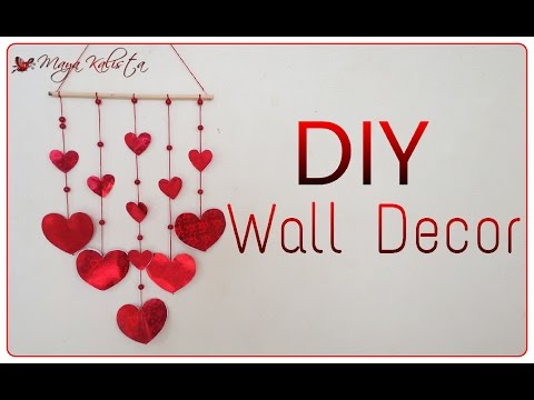 DIY home wall decoration youtube videos – art canvas art and paintings