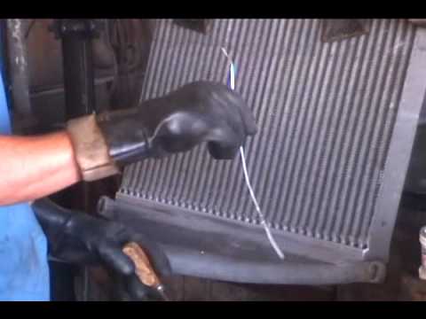 how to patch radiator