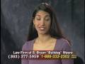Denver Personal Injury Attorney, 'Ex-Judge' S. Bryan Bulldog Moore, 303.377.1779.