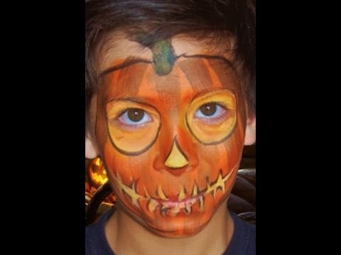 how to paint a jack o lantern
