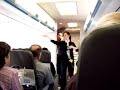 funny flight attendent