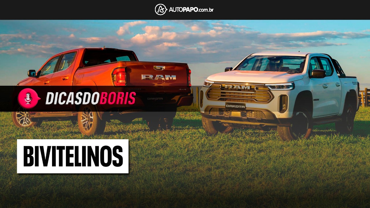 RAM DAKOTA E FIAT TITANO SÃO IGUAIS, MAS BEM DIFERENTES
