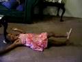 Tamya dancing to Bleeding Love