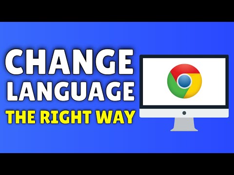 how to change language in google chrome