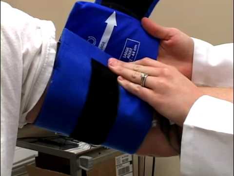 how to properly fit a bp cuff