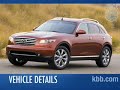 FOR MORE CAR VIDEOS & REVIEWS VISIT:http://www.kbb.com/videos2009 Infiniti FX. When it was first launched in 2003, the Infiniti FX rocked the luxury crossover world by combining sports-car like looks and handling with the high ride height and versatility of an SUV. Described by its designer as a Bionic Cheetah, the curvaceous FX indeed looked like a predator about to pounce, and it was the competition from Lexus and BMW that was its prey. For 2009, Infiniti has remade its revolutionary FX, keeping the familiar silhouette but dramatically altering its face. The auto maker has also made substantial improvements to the FXs suspension, interior and engine. For more new car reviews, interviews and automotive news visit http://www.kbb.com today.