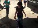 Claire at petting zoo