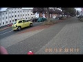 Auf dem Radweg per Rennrad auf der Vahrenwalder Straße in Hannover unterwegs