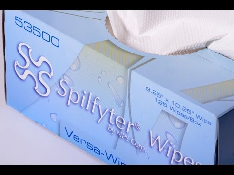 Youtube External Video These NPS Spilfyter 9.25 inch x 10.25 inch White Light-Duty 2-Ply Wipes come in 18 boxes per case and are made with 100% recycled paper. The portable box offers convenient one-sheet dispensing to help prevent waste.