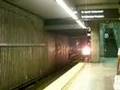 Metro Red line train arrives into Union Station from H-wood