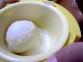 クッキングトイ、くるりんもっちーでお餅作り