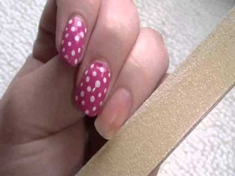 how to properly file your nails