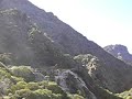 Entramado de raíles en el Barranco del Natero
