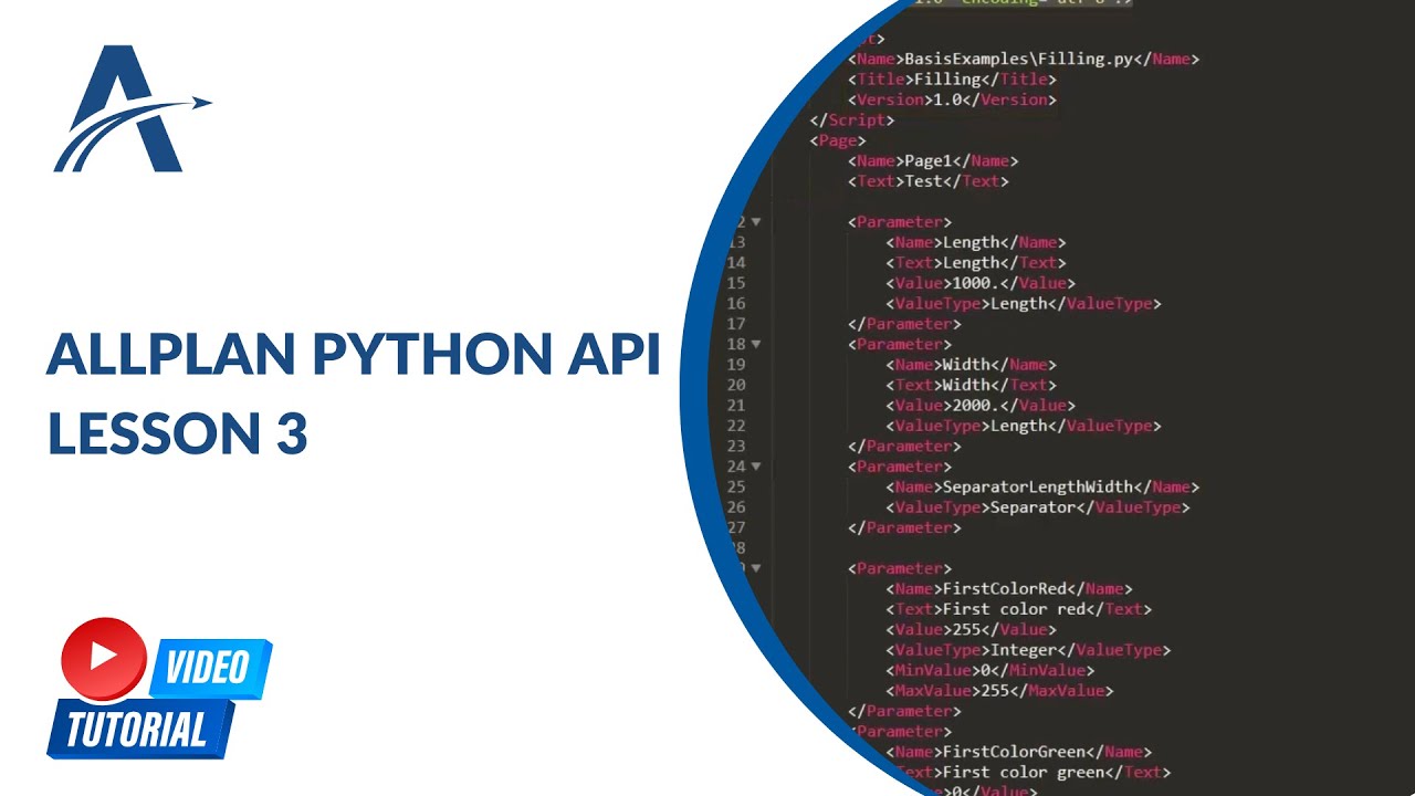[Lesson 3] Let's check how an Allplan Python Part works? | Video Tutorials by ALLTO PYTHONPARTS