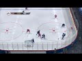 take a look at the face-off at the beginning of the second period. for more on this game, check out: www.gamespot.com