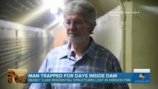 Man Trapped Inside Dam as Beachie Creek Fire Rages (America This Morning)