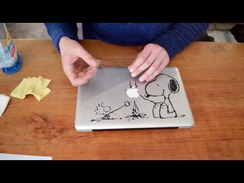 Macbook Pro Sticker Instructie