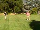 First timer (Frank) enjoys the grounds at St Jean