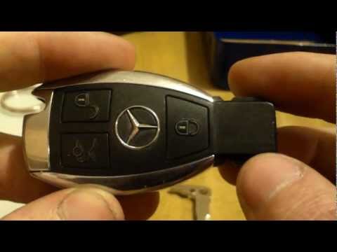 Mercedes w202 chrome smart key battery replacement and info