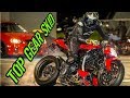 ducati streetfighter dash view at drags 10.090 138mph