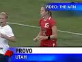 Women Sport Fight Soccer Player Throws Fist, Pulls Hair