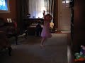 Charlie dancing & Camryn walking