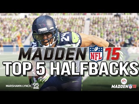 Madden 15 - Top 5 Halfbacks - 99 Overall Adrian Peterson? Madden 15 Player Ratings