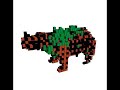This video shows a simulated self-reconfigurable robottransforming from an initial random configuration to a configurationresembling a rhinoceros.