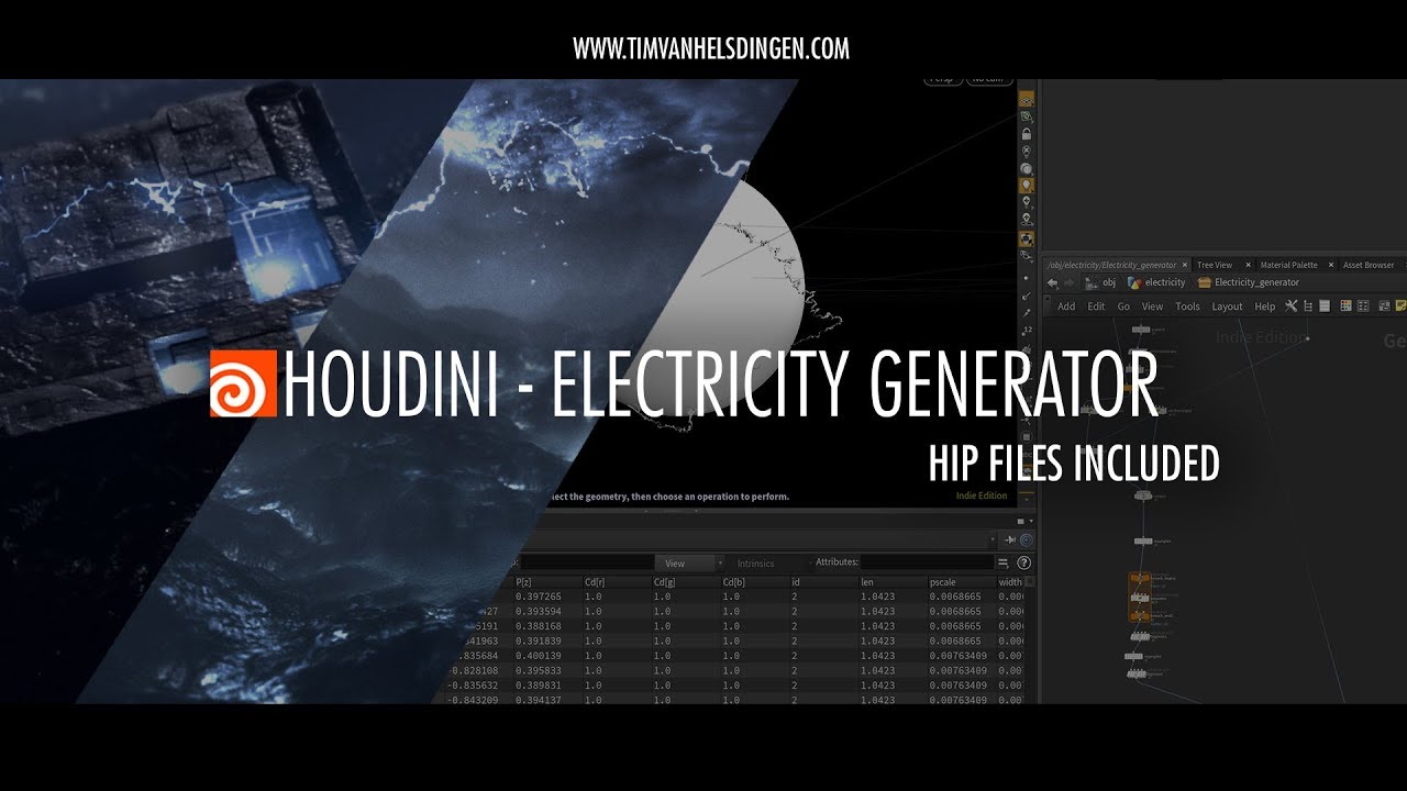 Houdini Tutorial - Electricity Generator