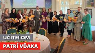 SOBRANSKÝ MAGAZÍN (572): Pedagógovia si prevzali ocenenia mesta