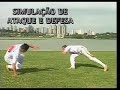 simulacion de ataque y defensa de capoeira