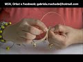 Click here to watch this video AnaGGabriela - Vídeo Aula 13 - Pulseira macramê com cordão encerado, entremeio dourado e resina