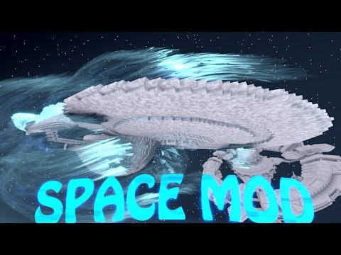 Minecraft | WARP DRIVE SPACE MOD Showcase! (SPACE MOD, HYPERDRIVE, SPACESHIP, PLANETS)
