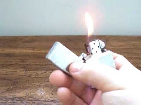 how to snap a zippo shut