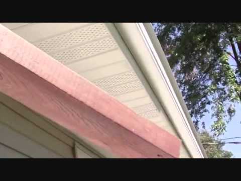 how to remove soffit vent