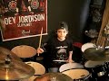 All over you Live cover Ian Geerts Drums