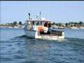 lobstering in Maine, lobster buoys in water