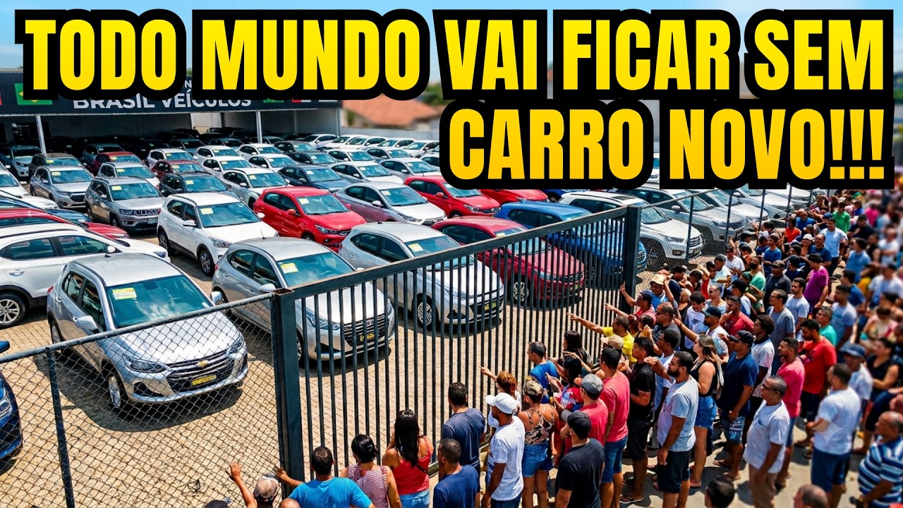NEM A MONTADORA, NEM O BANCO E NEM O GOVERNO QUEREM VOCÊ DE CARRO NOVO!!!