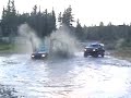 videos de Nissan Pathfinder Water Fight at a Gravel Pit