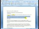 Hvordan rette i Word 07