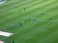 calentamiento de los equipos