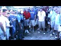 PGA championship leader, Dustin Johnson, put out for grounding club.