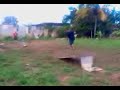 Losi 8ight-t at my friends backyard, human ramp PR Losi 8ight-t at my friends backyard, human ramp PR