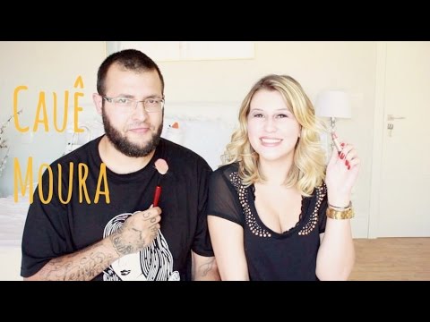 Cauê Moura me maquiando!