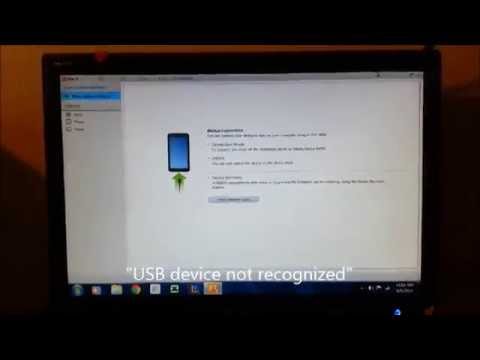 how to fix usb device not recognized