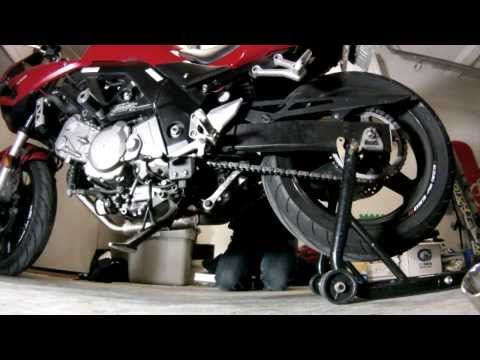 how to measure chain slack zx6r
